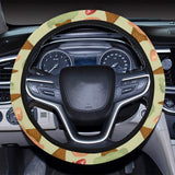 Colorful ice cream pattern Car Steering Wheel Cover