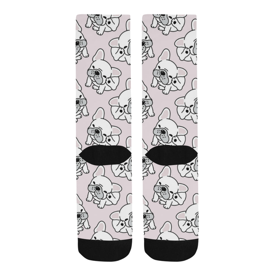 Cute french bulldog pattern Crew Socks