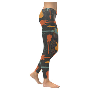electric guitars pattern Women's Legging Fulfilled In US