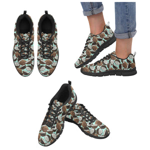 Coconut Pattern Print Design 03 Women's Sneaker Shoes