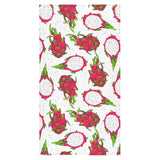 dragon fruits white background Bath Towel