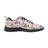 Yorkshire Terrier Pattern Print Design 04 Women's Sneaker Shoes