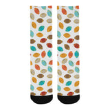 Colorful american football ball pattern Crew Socks