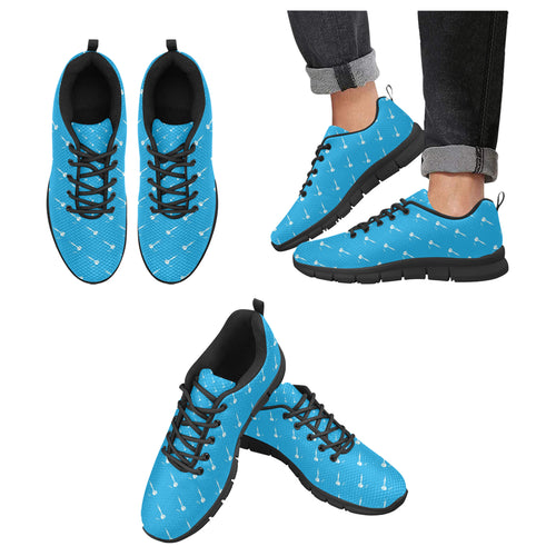 Darts Pattern Print Design 05 Men's Breathable Sneakers ( Model 055)