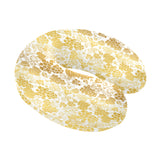 Gold grape pattern U-Shaped Travel Neck Pillow