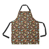 Snail Pattern Print Design 03 All Over Print Adjustable Apron