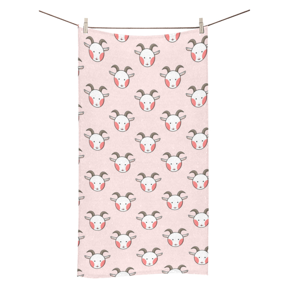 Cute goat pattern Bath Towel