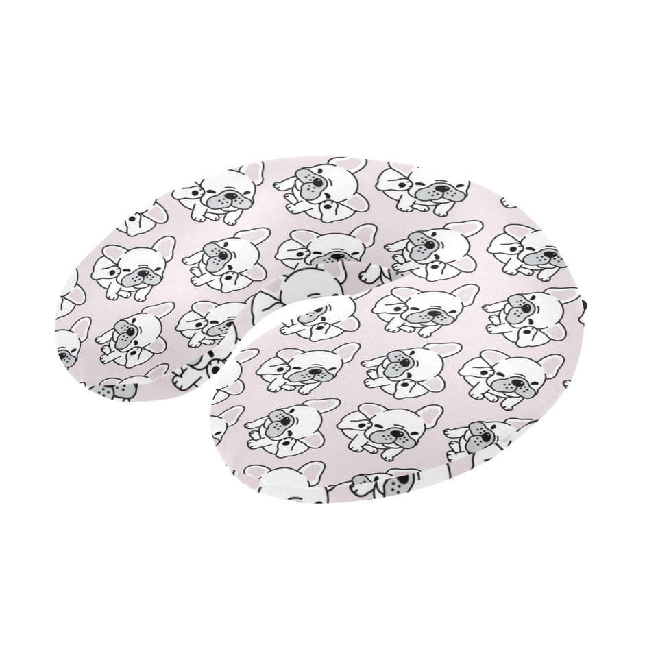 Cute french bulldog pattern U-Shaped Travel Neck Pillow