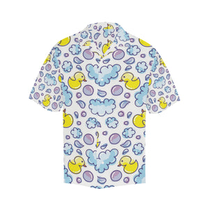 Duck Toy Pattern Print Design 01 Men's All Over Print Hawaiian Shirt (Model T58)