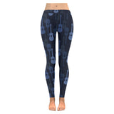 Blue Theme guitar pattern Women's Legging Fulfilled In US