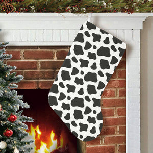 Cow skin pattern Christmas Stocking