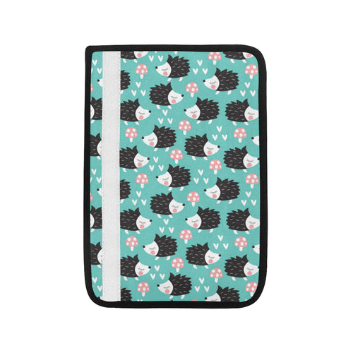 Hedgehog Pattern Print Design 03 Car Seat Belt Cover