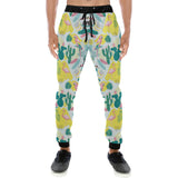 Cute parrot toucan flamingo cactus exotic leaves p Unisex Casual Sweatpants