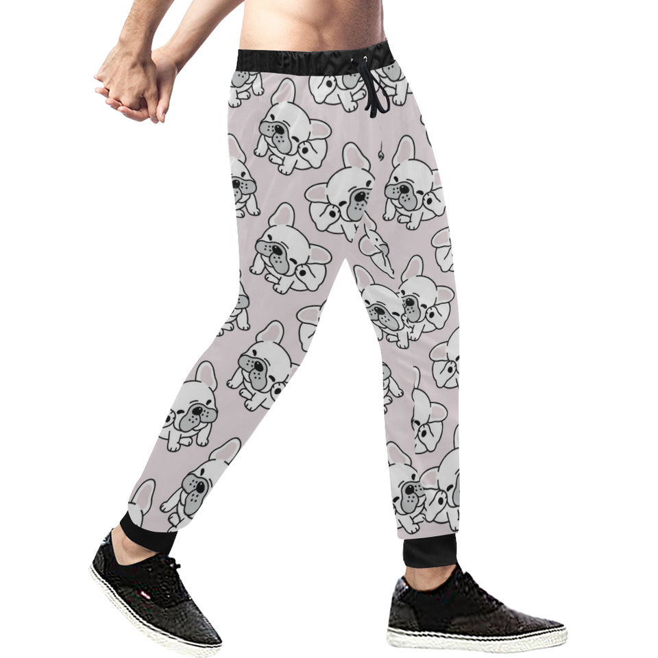 Cute french bulldog pattern Unisex Casual Sweatpants