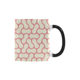 peanuts texture pattern Morphing Mug Heat Changing Mug