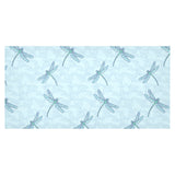 Dragonfly pattern blue background Tablecloth