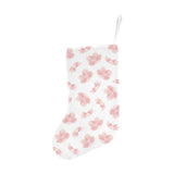 Pink sakura cherry blossom pattern Christmas Stocking