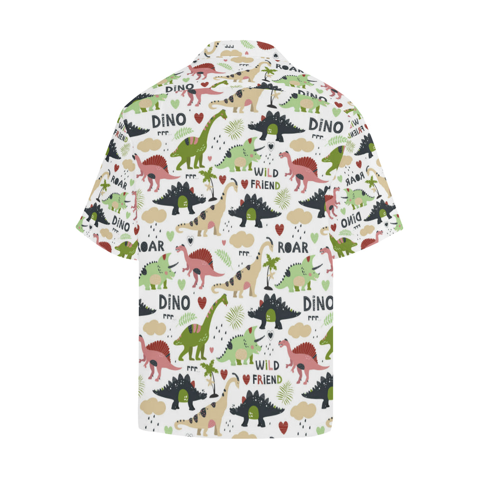 Cute dinosaurs pattern Men's All Over Print Hawaiian Shirt