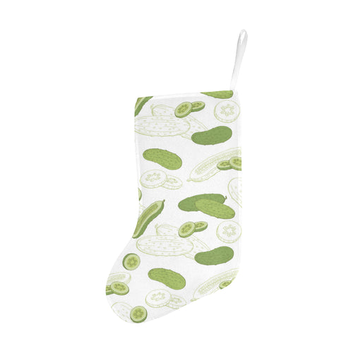 Cucumber sketch pattern Christmas Stocking