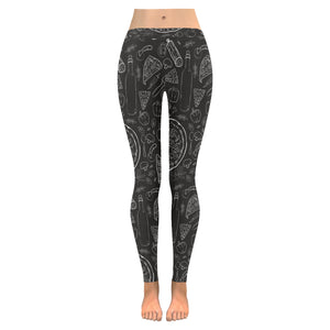 Pizza pattern Women's Legging Fulfilled In US