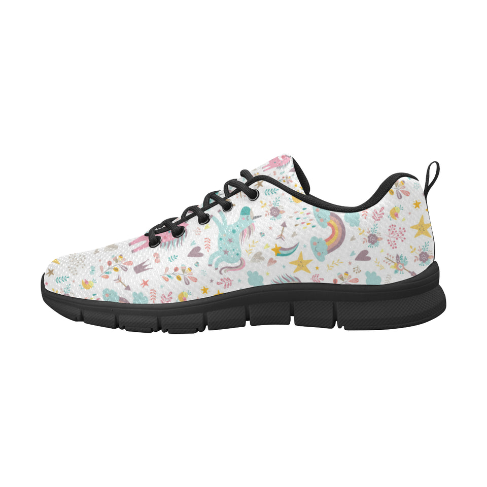 Colorful unicorn pattern Men's Sneaker Shoes