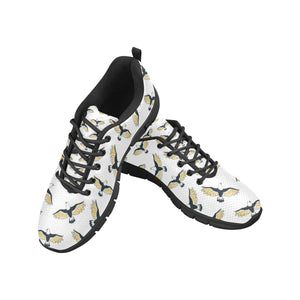 Eagle Pattern Print Design 03 Men's Breathable Sneakers ( Model 055)