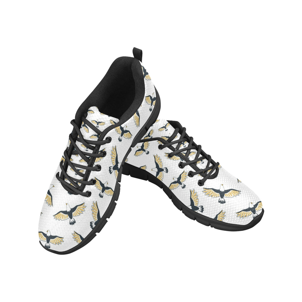 Eagle Pattern Print Design 03 Men's Breathable Sneakers ( Model 055)