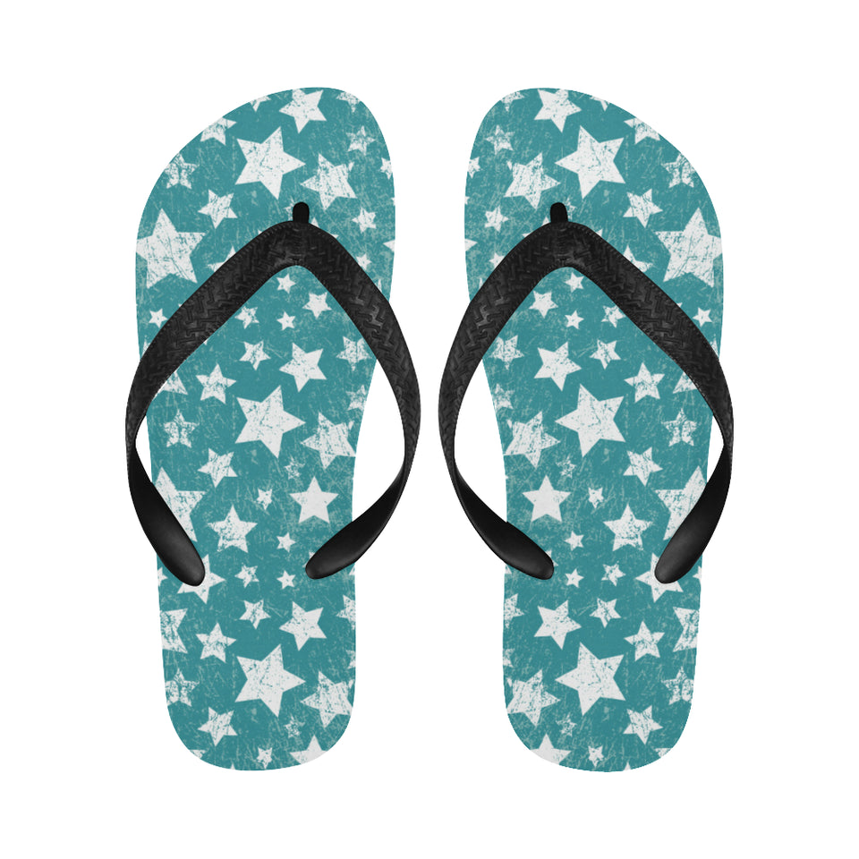 Vintage star pattern Unisex Flip Flops