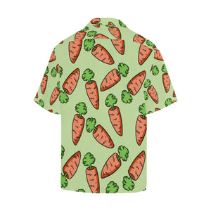 Carrot Pattern Print Design 05 Men's All Over Print Hawaiian Shirt (Model T58)