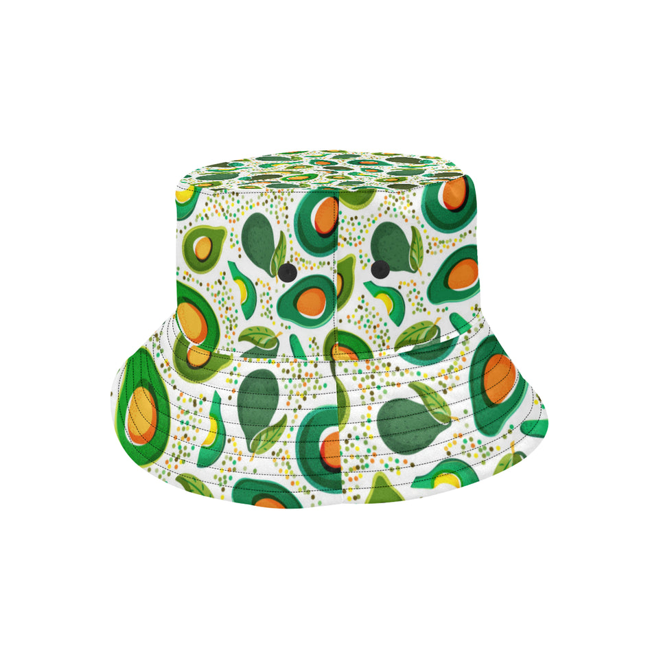 Avocado design pattern Unisex Bucket Hat