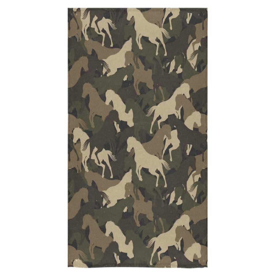 Horse Camouflage Pattern Bath Towel