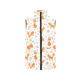 cute tribal fox pattern Women's Padded Vest