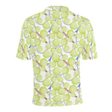 Tennis Pattern Print Design 01 Men's All Over Print Polo Shirt