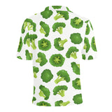 Cute broccoli pattern Men's All Over Print Polo Shirt
