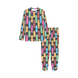 Skate Board Pattern Print Design 02 Kids' Boys' Girls' All Over Print Pajama Set