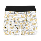 Golden Retriever Pattern Print Design 04 Men's All Over Print Boxer Briefs Men's Underwear