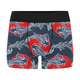 Koi Fish Carp Fishs hand drawn japanese art Men's All Over Print Boxer Briefs Men's Underwear