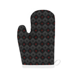 Casino Cards Suits Pattern Print Design 05 Heat Resistant Oven Mitts