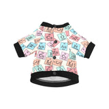 Chemistry Periodic Table Pattern Print Design 02 All Over Print Pet Dog Round Neck Fuzzy Shirt