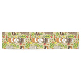 Guinea Pig Pattern Print Design 04 Table Runner