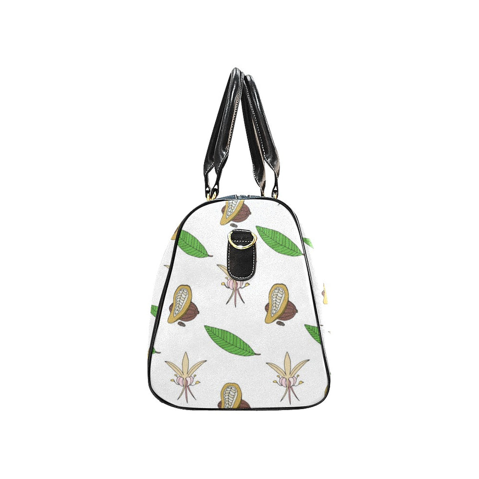 Color hand drawn cacao pattern Travel Bag