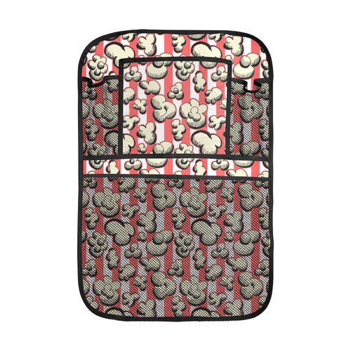 Popcorn Pattern Print Design 05 Car Seat Back Organizer