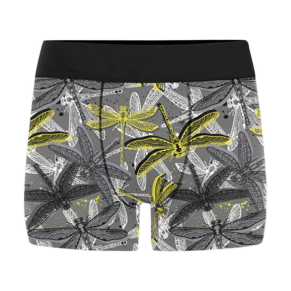 Hand drawn dragonfly pattern Men's All Over Print Boxer Briefs Men's Underwear