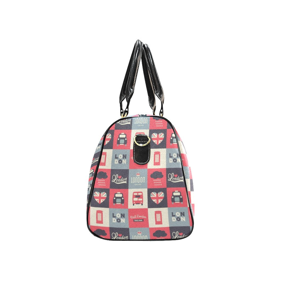 British Pattern Print Design 05 Travel Bag