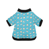 Jack Russel Pattern Print Design 03 All Over Print Pet Dog Round Neck Fuzzy Shirt