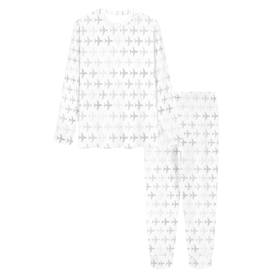 Airplane print pattern Women's All Over Print Pajama Set