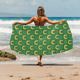 Horseshoes Pattern Print Design 05 Beach Towel