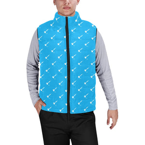 Darts Pattern Print Design 05 Men's Padded Vest