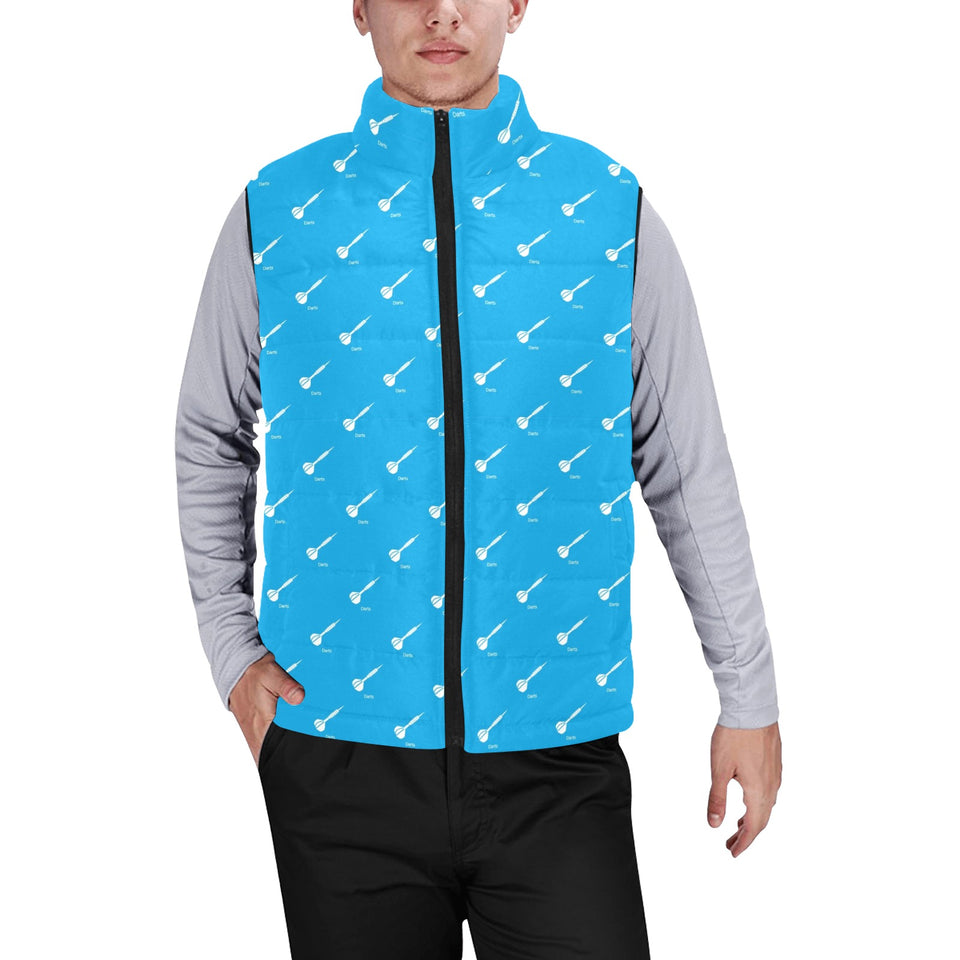 Darts Pattern Print Design 05 Men's Padded Vest