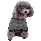 Pizza pattern All Over Print Pet Dog Round Neck Fuzzy Shirt